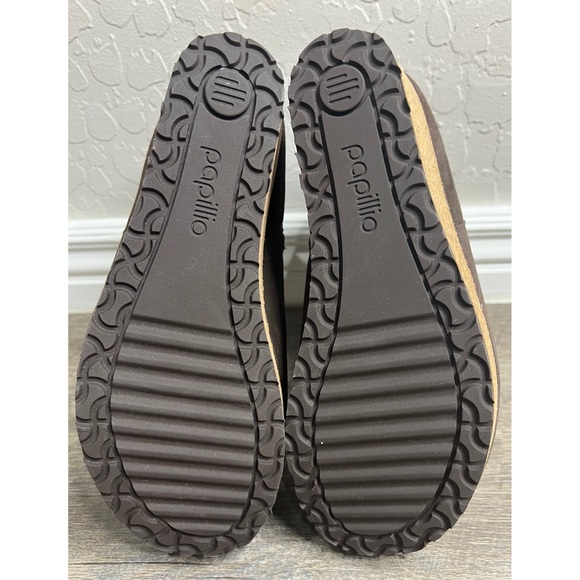 Birkenstock Papillio Ebba Wedge Boot Suede Leather size 38 / 7 - Picture 8 of 9